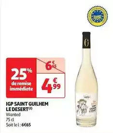 Auchan Wanted - igp saint guilhem le desert offre