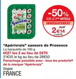 Monoprix APÉRIVRAIS Saveurs de provence offre