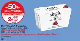 Monoprix SIGGI'S Skyr framboise offre