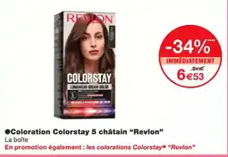Monoprix REVLON Coloration colorstay 5 châtain offre