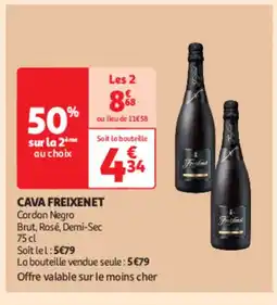 Auchan Supermarché Cava freixenet offre
