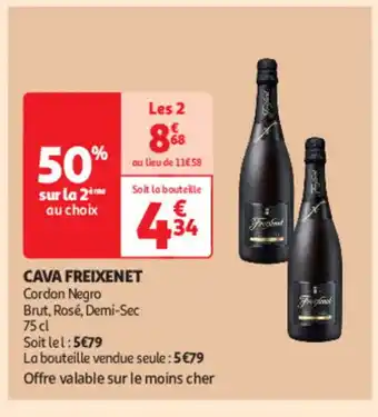 Auchan Supermarché Cava freixenet offre