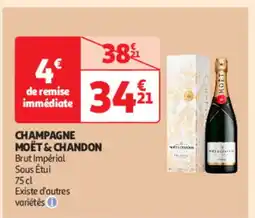 Auchan Supermarché Champagne moët & chandon offre