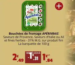 Coccimarket APÉRIVRAIS Bouchées de fromage offre