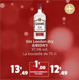 Coccimarket GIBSON'S Gin london dry offre