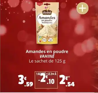 Coccimarket VAHINÉ Amandes en poudre offre