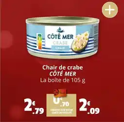 CÔTÉ MER Chair de crabe