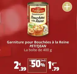 PETITJEAN Garniture pour bouchées à la reine