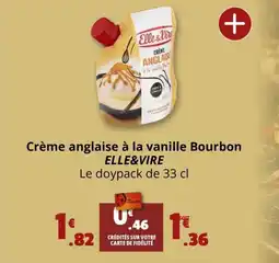 Coccinelle Supermarché ELLE&VIRE Crème anglaise à la vanille bourbon offre