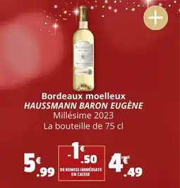 Coccinelle Supermarché HAUSSMANN BARON EUGÈNE Bordeaux moelleux offre
