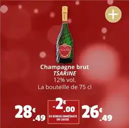 Coccinelle Supermarché TSARINE Champagne brut offre