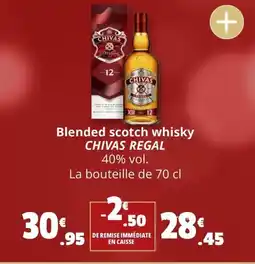 Coccinelle Supermarché CHIVAS REGAL Blended scotch whisky offre