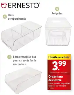 Lidl EJERNESTOⓇ Organiseur de cuisine offre