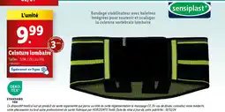 Lidl SENSIPLAST Ceinture lombaire offre