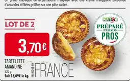Match Tartelette amandine offre