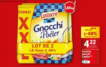 Lidl Lustucru Gnocchi à Poêler offre