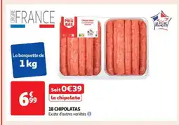 Auchan 18 chipolatas offre