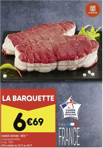 Leader Price Viande Bovine rôti offre