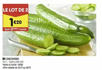 Leader Price Concombre offre