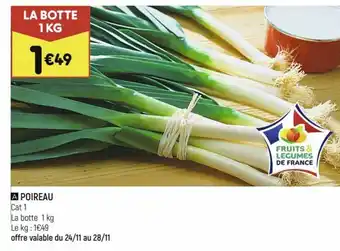 Leader Price Poireau offre