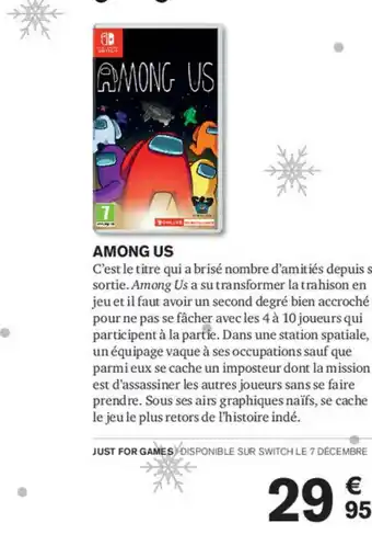 Carrefour Among Us offre