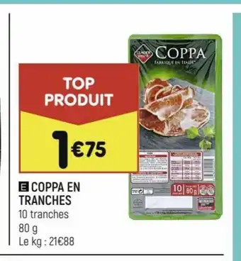 Leader Price Coppa En Tranches offre