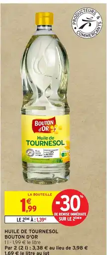 Intermarché Hyper BOUTON D'OR Huile de tournesol offre