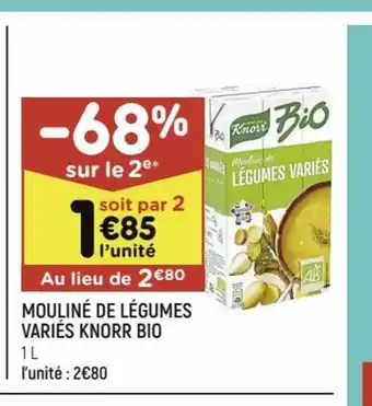 Mouliné De Légumes Variés Knorr Bio