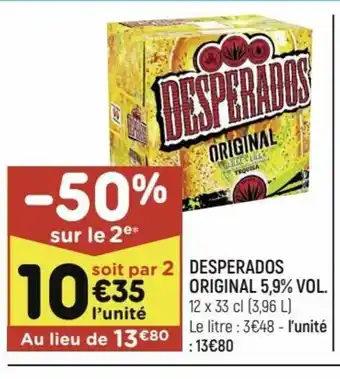 Leader Price Desperados Original 5,9% Vol. offre