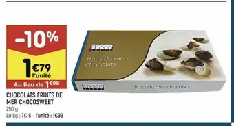 Chocolats Fruits De Mer Chocosweet