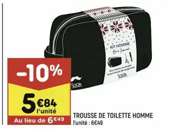 Leader Price Trousse De Toilette Homme offre