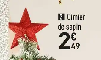 Conforama Cimier de sapin offre