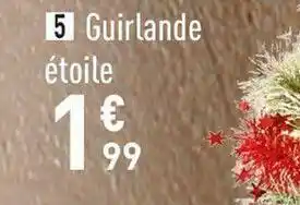 Conforama Guirlande étoile offre
