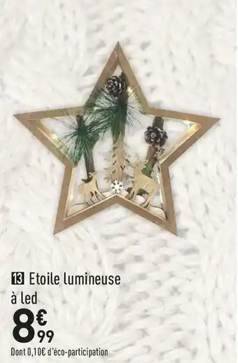 Etoile lumineuse a led