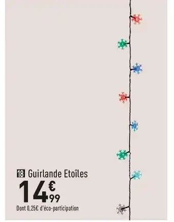 Guirlande etoîles