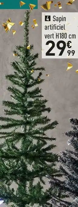 Conforama Sapin artificiel vert offre