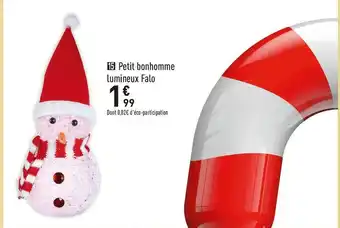 Conforama Petit bonhomme lumineux falo offre