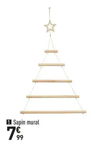 Conforama Sapin mural offre