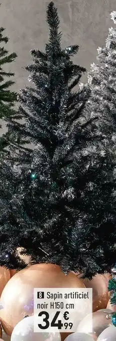 Conforama Sapin artificiel noir offre