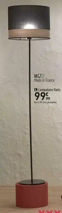 Conforama Lampadaire raito offre