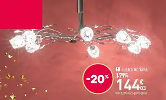 Conforama Lustre adriana offre