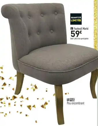 Conforama Fauteuil marki offre