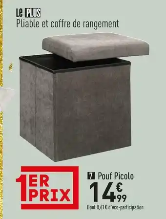 Conforama Pouf picolo offre
