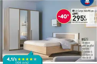 Conforama Curtys chambre curtys offre