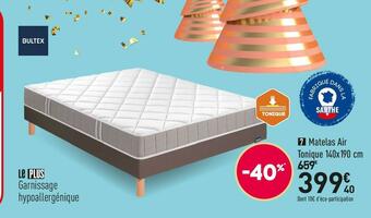Conforama Matelas mousse air tonique offre