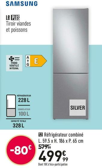 Conforama Réfrigérateur combiné offre