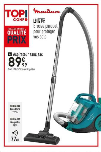 Moulinex aspirateur sans sac mo2932pa