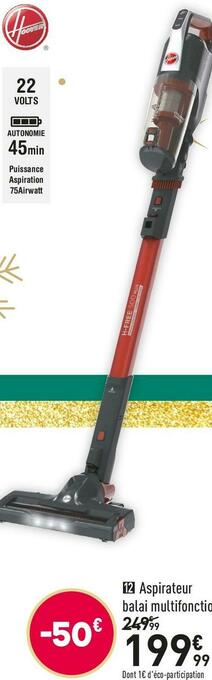 Hoover aspirateur balai multifonction hf522sfp