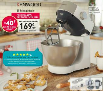 Conforama Kenwood robot pâtissier kch291.h0wh offre