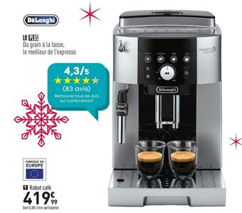 Conforama Robot café offre